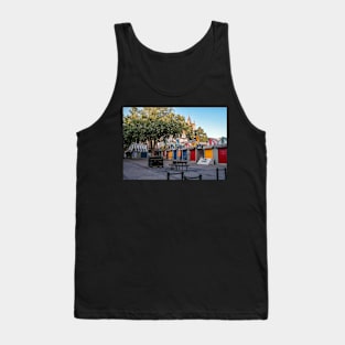 The front of the outdoor market in the city of Norwich Tank Top